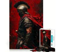 Roman Centurion Artwork 1000 Pieces Jigsaw Puzzles for Adults Memory Gain Calm Mind Design Assembly Creative Gift (38x52cm)