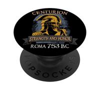 Roman Centurion Helmet Strength Honor Ancient Rome 753 BC PopSockets Adhesive PopGrip