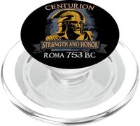 Roman Centurion Helmet Strength Honor Ancient Rome 753 BC PopSockets PopGrip for MagSafe