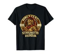 Roman Centurion Helmet Strength Honor Ancient Rome 753 BC T-Shirt