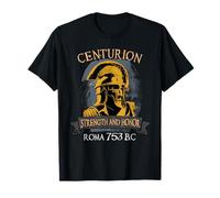 Roman Centurion Helmet Strength Honor Ancient Rome 753 BC T-Shirt