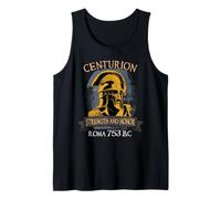 Roman Centurion Helmet Strength Honor Ancient Rome 753 BC Tank Top