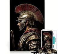 Roman Centurion Portrait Jigsaw Puzzles 1000 Pieces for Teenagers Logic Train Toy Leisure Fun Smooth Cut (50x75cm)