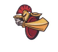 Roman Centurion Spartacus Gladiator Crusader Knight Iron on Sew On Embroidered Patch (4)