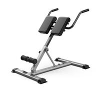 Roman Chair Adjustable Weight Bench Folding Back Extension Machine Multifunctional Hyperextension Sit Up Gym Bench For Home 330lbs Capacity(Black)