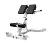 Roman Chair Hyperextension Bench - Adjustable Back Extension Machine for Core, Lower Back, Glutes, Hamstrings - Heavy-Duty Steel Ab Bench with 7 Height Levels and High-Density Foam Padding