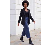 Roman Women's Check Culottes in Midnight | Size: 12 Roman Midnight 12