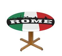 Roman City Print Oxford Wipeable Tablecloth Oil-Resistant Outdoor Table Cover Reusable Birthday Table Protector