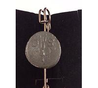 Roman Coin Claudius WC1 Scarf , Brooch and Kilt Pin Pewter 3" 7.5 cm POSTED BY US GIFTS FOR ALL 2016 FROM DERBYSHIRE UK