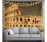 Roman Coliseum Tapestry 80" X 60" Scenery Rome Wall Hanging Party Decorations Home Decor For Bedroom Living Room Dorm (200 X 150cm)
