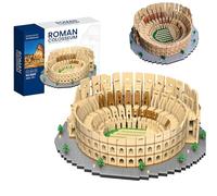 Roman Colosseum Architecture Building Blocks Set, World Famous Ancient Building Kits, Modular House Mini Construction Brick Toys, Festival Gifts for Teens and Adults