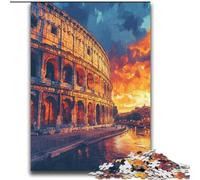 Roman Colosseum at Sunset Jigsaw Puzzles for Adults 2000, Family Fun Games Fun at Home Activities, Birthday Present, Travel Gifts (70x100cm)
