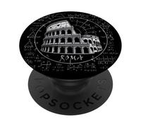 Roman Colosseum Chalkboard Algebra Ancient Rome Design PopSockets Adhesive PopGrip