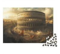 Roman Colosseum in 180 AD 1000 Piece Puzzle for Adults 1000 Pieces Puzzle Jigsaw Puzzles Large Arenas Educational Games Relax Puzzles Games Impossible Puzzles Games Gift 1000pcs (75x50cm)