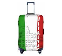 Roman Colosseum Italian Flag Luggage Cover Suitcase Trolley Case Protector Elastic Washable Anti Scratch Fit 18-32 Inch