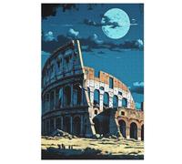 Roman Colosseum Jigsaw Puzzles for Kids 1000 Pieces 3d Wooden Puzzle Decompression Game for Adults Women Girl Educational Game Toys 78×53cm