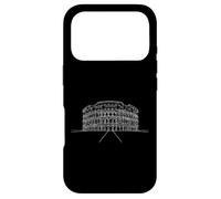 Roman Colosseum Line Art Drawing Italy Architecture Case for iPhone 17 Pro