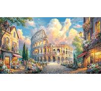 Roman-Colosseum-Scene Jigsaw Puzzles 1000Pc Recycled Paper Educational Game Decompression Beautiful Decoration Puzzle for Adults and Kids 38x52/1000pcs