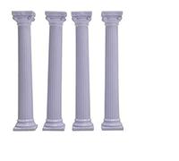 Roman Column Cake Pillars White Cake Tiered Stands, Rod DIY Display Cakes Separator, Cake Support Rod Cake Stand Cake Support Rod(M)