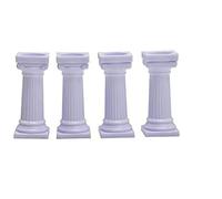 Roman Column Cake Pillars White Cake Tiered Stands, Rod DIY Display Cakes Separator, Cake Support Rod Cake Stand Cake Support Rod(S)