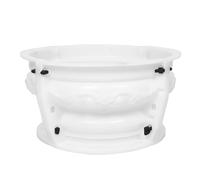 Roman Column Mould for Masonry Columns, Round Plastic Form | Polished Inner Walls, Seamless Decorative Finish, Beige Colour, Outdoor Use for Villa Courtyards and Garden Features