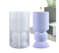 Roman Column Shape, Roman Column Silicone Mold - 3D Cylinder Taper Silicone Candle Molds,Geometric Wax Soap Makings, Resin Casting Epoxy Mould for Handmade Concrete