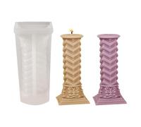 Roman Column Silicone Shape - Ancient Greek Marble Columns Melting Shape | Retro European Model for Chocolate, Candy and Cake Decoration, Greek Columns Silicone Shape