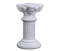 Roman Columns - Greek Column Shelf Exhibition, Greek Column Made of Resin | Resin Statue as Centerpiece, White Roman Pillar as Table Decoration for Wedding Birthday Dinner
