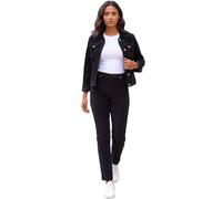 Roman Corduroy Straight Stretch Jean Trouser for Women UK Ladies Autumn Everyday Winter Holiday Elasticated Waist Comfy Pocket Detail Soft Bottoms Office Desk Pants