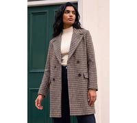 Roman Women's Cosy Check Car Coat | Size: 18