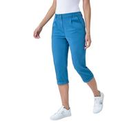 Roman Cotton Blend Cropped Chino Trousers In Blue Blue 18