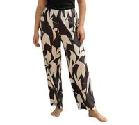 Roman Curve Abstract Spot Print Palazzo Trouser for Women UK - Ladies Everyday Holiday Spring Summer Comfy Soft Evening Vacation Work Party
