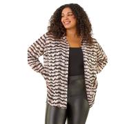 Roman Curve Animal Print Pocket Shirt In Pink Pink 18