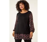 Curve Contrast Stretch Top Roman Black 18