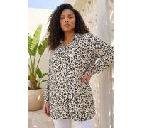 Roman Women's Curve Floral Textured Blouse in Cream | Size: 18 Roman Cream 18