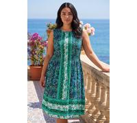 Roman Women's Curve Paisley Print Midi Dress in Blue | Size: 22-24 Roman Blue 22-24