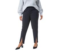 Roman Curve Split Hem Stretch Trouser In Black Black 30-32