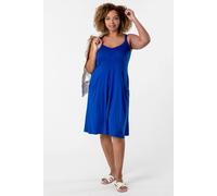 Roman Curve Strappy Pocket Sun Dress In Royal Royal 30-32