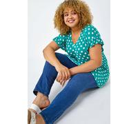 Roman Originals Jeggings for Women UK Jean Ladies Stretchy Trousers Denim Leggings High Waist Rise Pull On Skinny Straight Leg Cotton Pants Smart Casual - Plus Blue (31 inch) - Size 26
