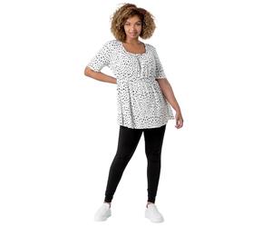 Roman Curve Women Stretch Plain Leggings - Ladies Spring Everyday Summer Evening Vacation Work Holiday Smart Casual - Plus Black - Size 2628