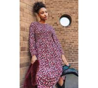 Roman Ditsy Floral Shirred Midi Dress Multi 18