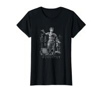 Roman Emperor Augustus Ancient Rome Statue Value Graphic T-Shirt