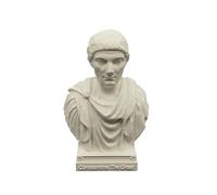 Roman Emperor Augustus Marcus Aurelius Nero Claudius Diocletian Constantine The Great Bust Head Sculpture Statue Collectible Figurine Table Top Home Decor (Constantine The Great, 4"Hx2.5"Wx2"D)