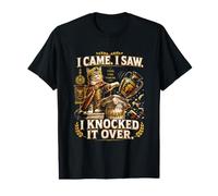 Roman Emperor Cat I Came I Saw I Knocked It Over Value Graphic T-Shirt