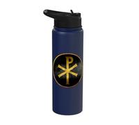 Roman Empire Imperial Chi Rho Stainless Steel Insulated Water Bottle