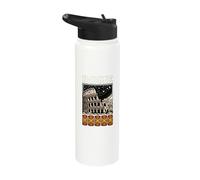 Roman Empire Legionary Shields Colosseum Ancient Rome Stainless Steel Insulated Water Bottle
