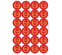 Roman Empire Standard Flag Circular Matt Paper Stickers A4 Sheet of 24 (Each Sticker is 45mm Diameter)