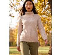 Roman Flecked Roll Neck Jumper With Wool Beige Mix