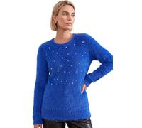 Roman Fluffy Yarn Jumper for Women UK Ladies Thick Sweater Warm Cosy Chunky Knitted Pullover Winter Furry Casual Smart Textured Everyday Cuddly Soft Knitwear