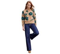 Roman Fluffy Yarn Jumper for Women UK Ladies Thick Sweater Warm Cosy Chunky Knitted Pullover Winter Furry Casual Smart Textured Everyday Cuddly Soft Knitwear